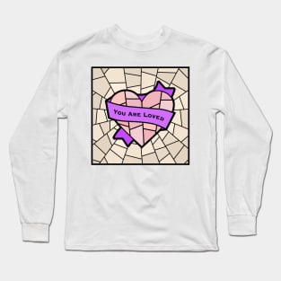 You Are Loved Pride (chevron queer) Long Sleeve T-Shirt